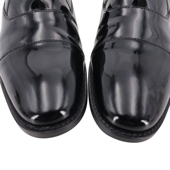 Carlos Santana Men 10 Black Patent Leather Dress Shoe Loafers Formal Tuxedo Prom main image 8